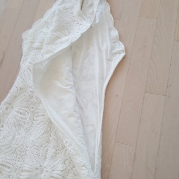 Maje ! Ribambelle Dress, Floral-Embroidered Crochet-Knit Dress, (EU/40) - Picture 6 of 12